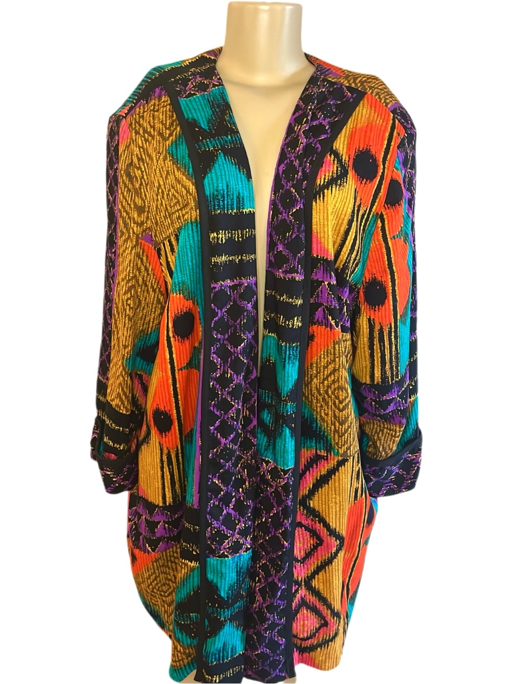 Vintage Tracy Richards Abstract Duster